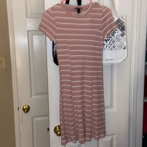 Forever 21 pink and white dress